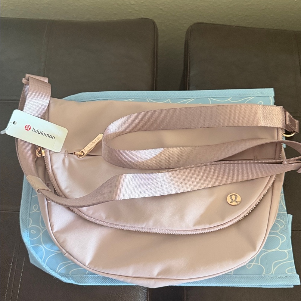 lululemon athletica Soft Pink Crossbody Bag